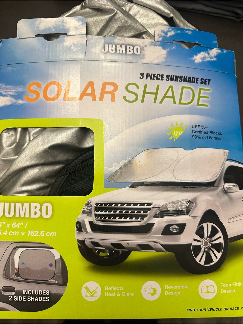 3 Piece Solar Shades Jumbo